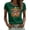 Green#9527, variant on Women's Cinco De Mayo Short Sleeve T-Shirts Crew Neck Skeleton Dabbing Tshirts Mexican May 5Th Tee Tops for Women