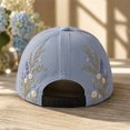 thumbnail image 5 of Garden Hats for Women Embroidered Vintage Baseball Cap, Floral Breathable Adjustable Sun Hat, Dad Cap, 5 of 7