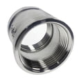 thumbnail image 2 of 5pcs 304 Stainless Steel Female Straight Jointer Pipe Connection Connector Fittings
--------
,Leak Free Connections, 2 of 4
