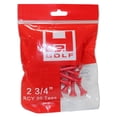 thumbnail image 3 of H2 Recycled Plastic 2 3/4" Golf Tees (30pc), Red, 3 of 3