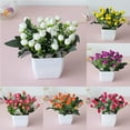 thumbnail image 3 of Gwong Decoración hogareña Flor artificial Bonsai Plástico Pequeño árbol Pot Mesa Jardín Decoración Prop Gwong 21053798, 3 of 7