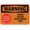 Warning Sign 4, variant on RESTRICTED AREA Authorized Personnel Only Sign No.6583 - 8"x12" Metal Tin Warning Sign, for Yard Office Indoor Outdoor