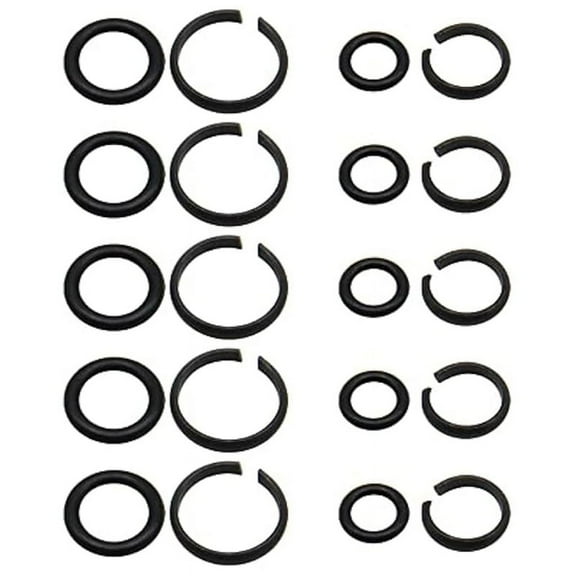 10 Sets of 1/2 Inch & 3/8 Impact Wrench Retainer Rings with O-Ring,Compatible Electric Wrench/Pneumatic New