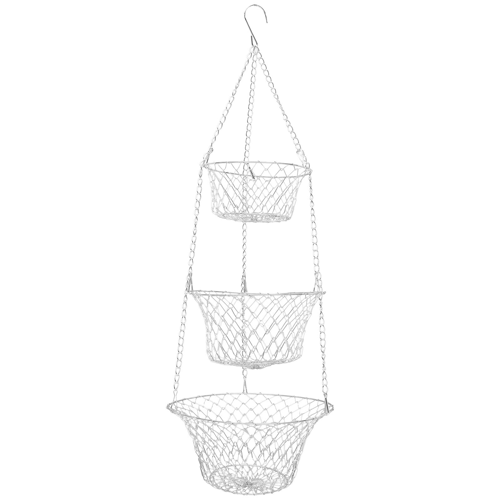 Hanging Fruit Basket Kitchen Wall Fruit Basket Hanging Basket 3Tier
