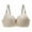 Beige, variant on Women's Push Up Lace Bra Comfortable Padded Underwire Bra Plus Size Full Coverage Daily Bras Support Bralette (Black, 36C)