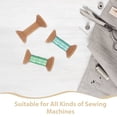 thumbnail image 3 of 8Pcs Antique Style Empty Thread Spool for Sewing Machine Threads Wooden Spool, 3 of 8