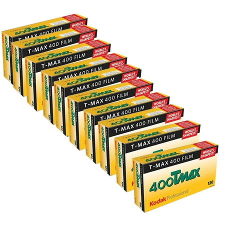 Image of 10x Kodak 856 8214 Professional 400 Tmax Black White 400 Negative Film 5 Roll