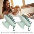 thumbnail image 4 of Shampoo Brush, Scalp Massager Shampoo Brush Manual 2pcs  For Bathing For Showering, 4 of 8