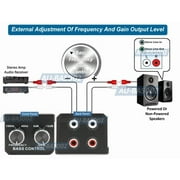 Passive Bass Volume Level Controller For Amplifier/Subwoofer