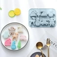thumbnail image 5 of HomeLife 2Pcs Christmas Silicone Mold 8 Cavities Santa Snowman Elk Non-stick Food Grade Easy Release DIY Fondant Chocolate Candy Jelly Ice Cake Baking Mold, 5 of 13