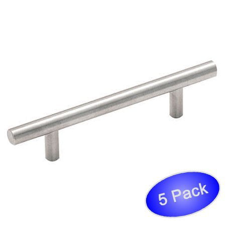 *25 Pack* Cosmas Cabinet Hardware Satin Nickel Euro Style Bar Pull #305-96SN 