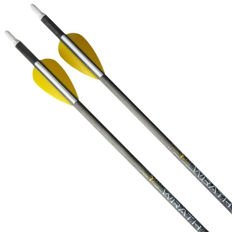 Trophy Ridge Wrath 400 Spine Fletched Carbon Arrows