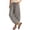 *Gray, variant on Women's Cotton Linen Harem Joggers Pants , Baggy Drawstring Boho Trousers For Women , Ladies' Summer Beach Pants with Pockets, S-2XL