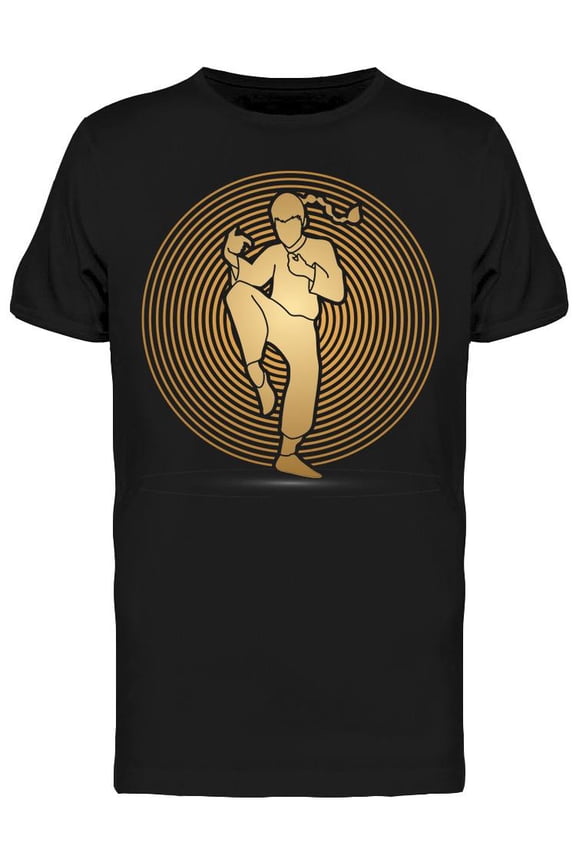 Drunken Kung Fu Pose T-Shirt Men -Image by Shutterstock, Male Medium