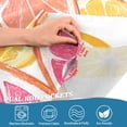 thumbnail image 5 of Yayeee Kitchen Curtains Tier Set of 2 Light Filtering 57"x36" Over Sink Window Panels, Orange Grapefruit Slices, 5 of 7