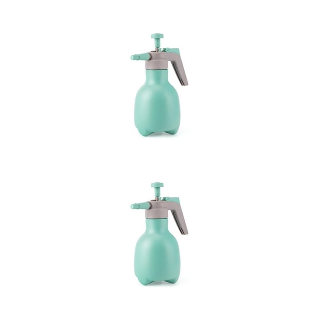 Injueey rociador de agua a presión manual con bomba de aire planta señor botella de spray limpieza de automóviles regadera para riego 1.5l / 1.5L/Verde 2Conjunto