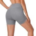 thumbnail image 5 of Aboser Biker Shorts Women 8'' High Waisted Seamless Shorts Tummy Control Yoga Running Shorts Stretchy Workout Gym Shorts for Summer 2026, 5 of 8