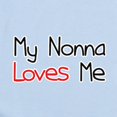 thumbnail image 2 of CafePress - My Nonna Loves Me Infant Bodysuit - Baby Light Bodysuit, Size Newborn - 24 Months, 2 of 4