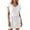 White, variant on HXWCHs Women's V Neck Casual Summer T Shirt and Short Skirt Street Style Outfit Set XXL White