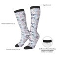 thumbnail image 4 of Vsdgher Autumn Leaves Knee Socks, High Socks Long Stretchy Sock Women Knee High Stocking, Long Socks for Women, 4 of 6