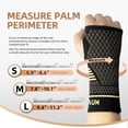 thumbnail image 3 of Copper Compression Advanced Wrist Brace,2pack,Carpal Tunnel Wrist Brace,Pain Relief Wrist Splint for Tendonitis, Sprain, Strain, Rigid Hand Brace,for Women and Men, 3 of 10