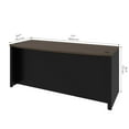 thumbnail image 5 of Bestar Connexion 72W Desk Shell in antigua & black, 5 of 5