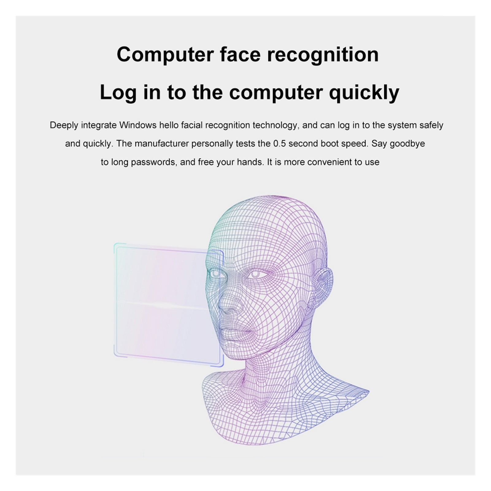 Facial Recognition Webcam Full HD 1080P 5MP Web Camera For Identification Login For Desktop Laptop For Conferencing, Live Streaming, Recording ,HD Video