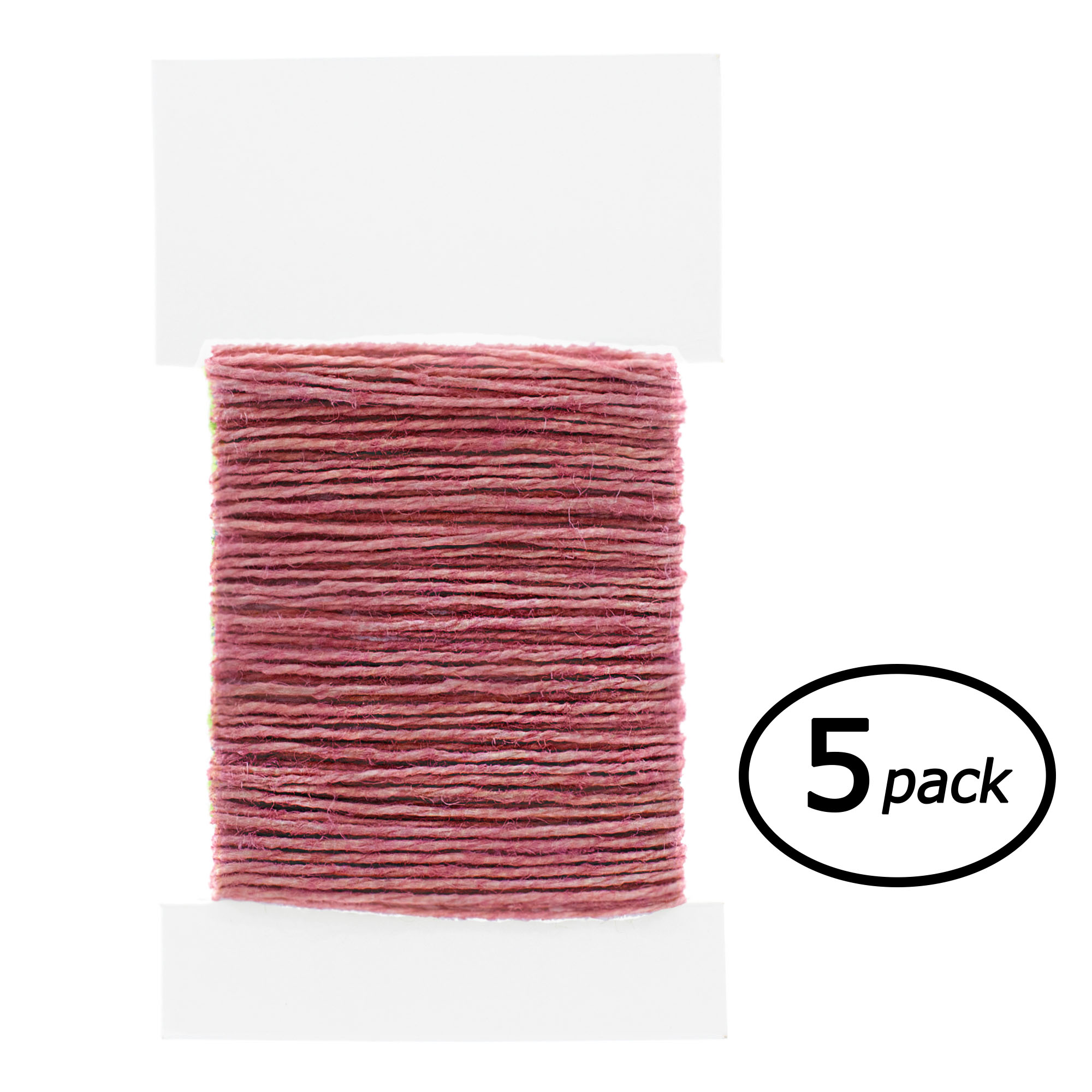 Craft County Jute Cord Packs – 1 MM – 5 Packs, 10 Packs, 50-Meter Packs, 100-Meter packs – Available in Light Denim, Pink, and Sage - image 1 of 5