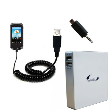 The Monterra Gomadic High Capacity Rechargeable External Battery Pack suitable for the Garmin Monterra - Portable Charger with TipExchange Technology ()