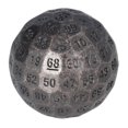 thumbnail image 4 of Polyhedral Metal Dice Exquisite Heavy 100 Sided Role Playing Dice for Table Board Game 2in Diameter Copper, 4 of 4