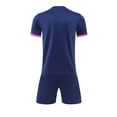 thumbnail image 2 of MEZZALL Child Outfit Sets Boys Training Youth Athletic Team Sportswear Kids Play V-Neck Short Sleeve T-Shirts Shorts Stylish Clothes Sets, 2 of 4
