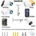 thumbnail image 2 of Mini soporte para proyector, soporte Universal para proyector, soporte de pared para techo, soporte para proyector con rotación de 360 ​​°, Compatible con proyectores, 2 of 5