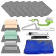 thumbnail image 1 of 15 Pcs Window Groove Cleaning Brush Set, Window Track Cleaning Tools, Space Brush, Hand-Held Groove, 1 of 5