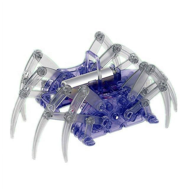 Kit de robot araña, juguete de robot científico, kit de construcción de bricolaje, juguetes de explorador científico para niños
