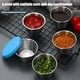 thumbnail image 5 of 304 tazas de salsa de acero inoxidable con tapa (pack de 6) • cuencos para mojar de 70 ml • Platos de condimentos resistentes al óxido para barbacoa, restaurantes y hogar, 5 of 9