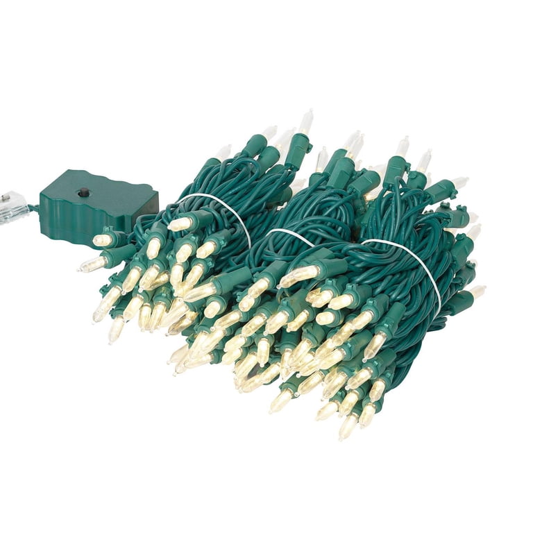 Indoor/Outdoor 200-Count LED 8 Function-Sync Mini Christmas Lights