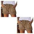 thumbnail image 4 of Sonducket Pantalones cortos de mezclilla informales suaves para mujer, pantalones cortos de mezclilla para niñas, vacaciones en la playa, Type4 NO4, 4 of 6