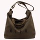 thumbnail image 3 of Bolso Mano Lona para Mujer Bolso Mensajero Lona Bolso (verde), 3 of 9