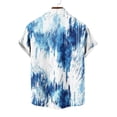 thumbnail image 6 of Stamzod Hawaiian Shirt for Men Big & Tall Short Sleeve Button Down Shirts Summer Beach Shirts with Pocket Light Blue XXXXL, 6 of 6