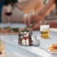 thumbnail image 7 of Trees Christmas Snowman Ashtray with Lid Smell Proof Cigarette Ashtray Stainless Steel Smokeless Ash Holder for Indoor Outdoor, 7 of 7