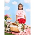thumbnail image 2 of Wonder Nation x Hello Kitty Toddler Girls Graphic Tee with Short Sleeves, Sizes 12M-5T, 2 of 7