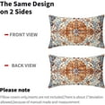 thumbnail image 4 of Mustard Yellow Blue Ethnic Boho Lumbar Pillow Covers 12x20 Inch Bohemian Carpet Vintage Orange Grey Floral Rectangle Throw Pillows Farmhouse Accent Home Decor For Bedroom Couch Sofa Porch Set Of 2, 4 of 6