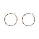 thumbnail image 1 of Pendientes de diseño simple e irregular con forma de giro, exquisitos y hermosos, una palabra "romántico", 1 of 5
