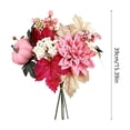 thumbnail image 3 of SLYNSHome Artificial Fall Pumpkin Floral Bouquet,Pink Faux Sunflower Maple Berry Flower Stems, Harvest Tabletop Arrangement For Thanksgiving Indoor Home Mantel Decor, 3 of 6