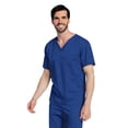 thumbnail image 3 of Landau All Day Unisex Mechanical Stretch One Pocket V-Neck Scrub Top, Style 4139, 3 of 4
