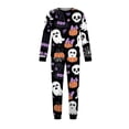 thumbnail image 5 of Halloween Pajamas, Halloween Matching Family Pajamas Black Bow Pumpkin Print Long Sleeve 2 Piece Pj Set Fun Sleepwear Nightwear Loungewear Spooky Holiday Party Season Photos, 5 of 6