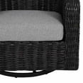 thumbnail image 4 of Better Homes & Gardens Bellamy Outdoor Barrel Back Chair, Dark Brown, 4 of 7