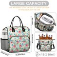 thumbnail image 5 of Pioneer Flower Floral Print Pattern Womens Lunch Box for Work,Insulated Large Lunch Bag,Leakproof Adult Lunch Bag for Work,Beach,Travel,Picnic,Camping, 5 of 6