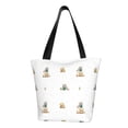 thumbnail image 2 of Kdxio Rabbit Blowing Dandelions Women Reusable Grocery Bags Foldable Ripstop,Reusable Shopping Bags for Shopping,Gym,Gift, 2 of 8