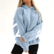 thumbnail image 2 of Fashiona Women's Letter Print Loose Pullover Hooded Sweatshirt Tops, 2 of 5